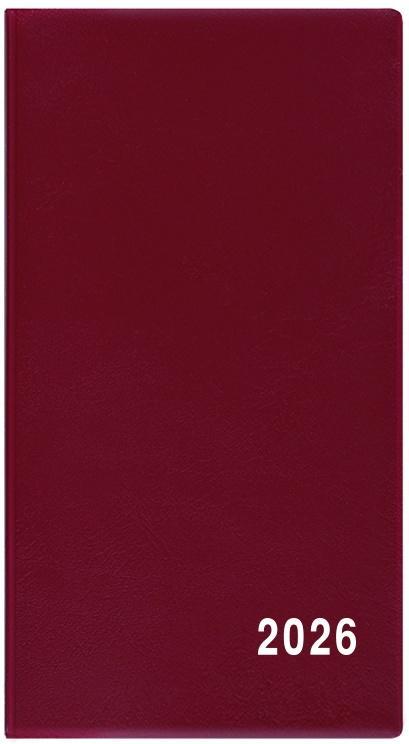 Baloušek Tisk diář měsíční Františka PVC bordó