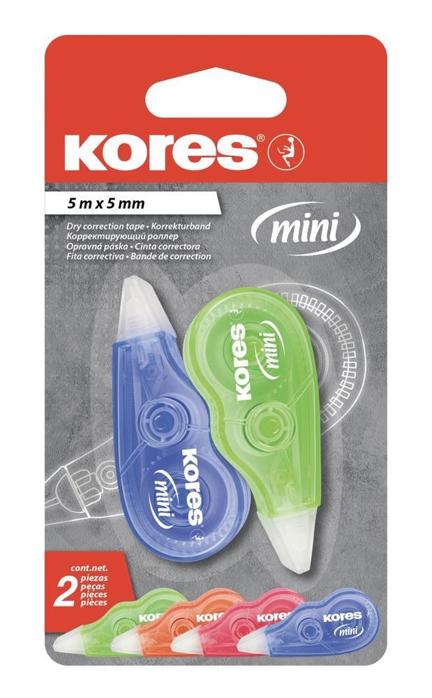 Kores opravný roller Mini 5 mm x 5 m/2 ks