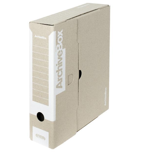 Emba box archivační barevný 330 x 260 x 75 mm bílý
