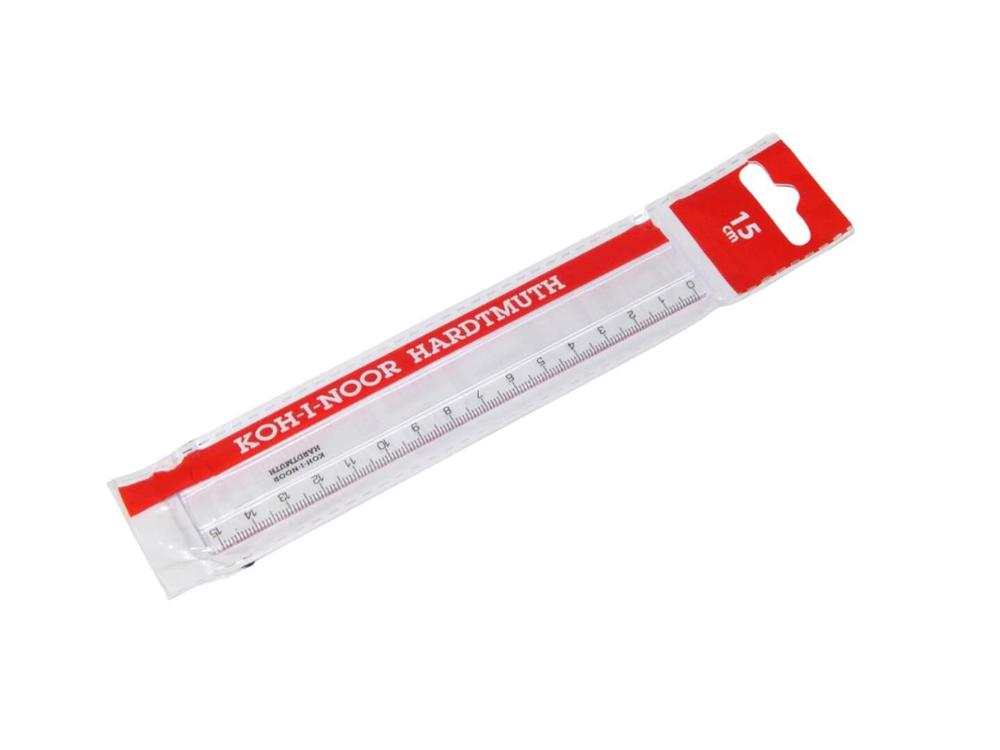 Koh-i-noor pravítko 15 cm transparentní