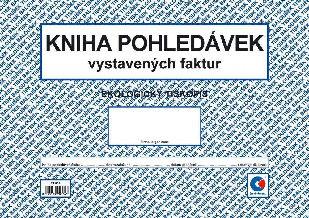 Baloušek Tisk kniha pohledávek A4 (kniha vyst. fakt., oboustranná) eko