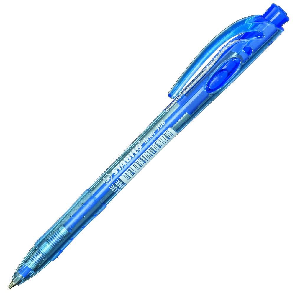 Pero kuličkové STABILO liner modré