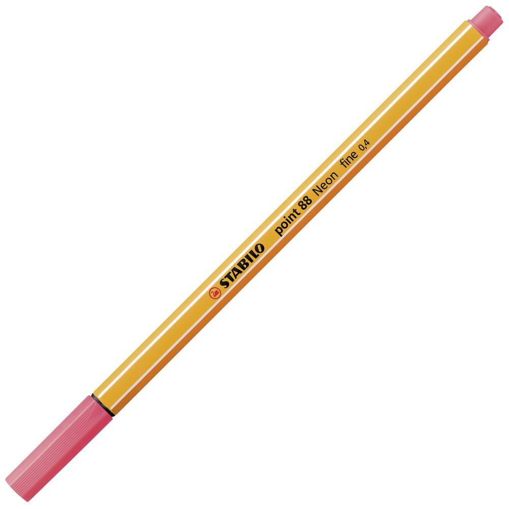 Jemný liner STABILO Point 88 neonově červený