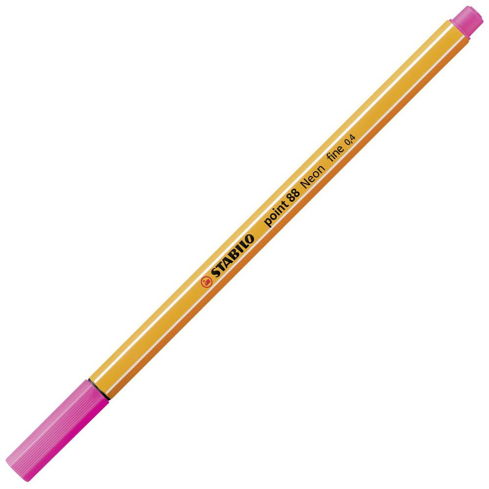 Jemný liner STABILO point 88 neonově růžový