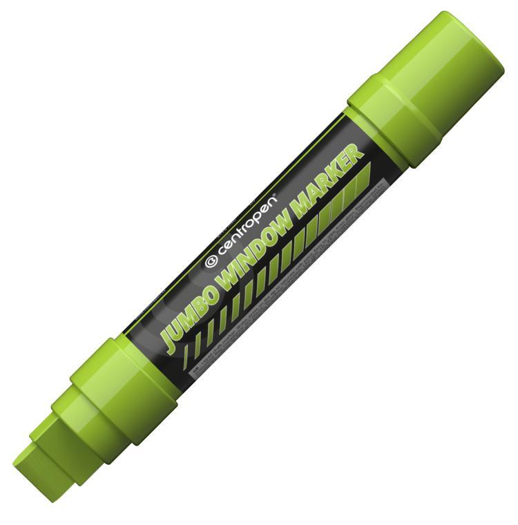 Centropen značkovač 9120 Jumbo Window křídový zelený