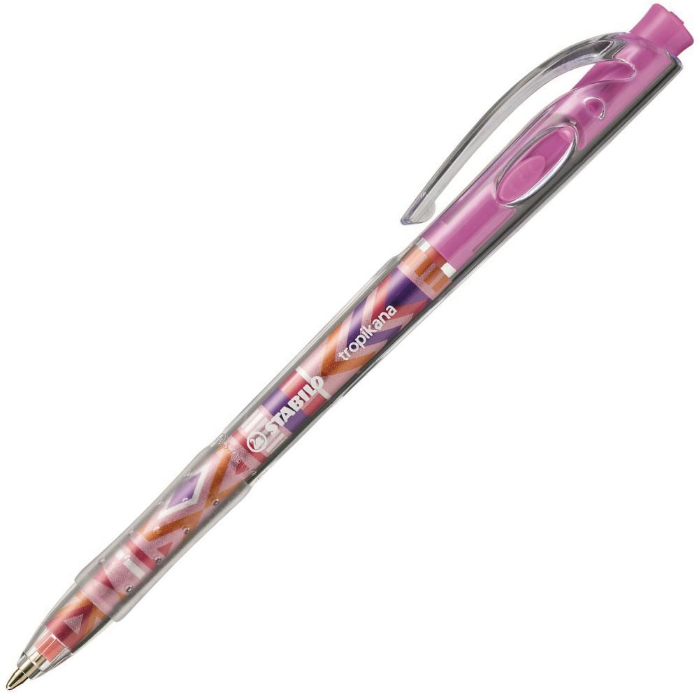 STABILO pero kuličkové Tropikana růžové
