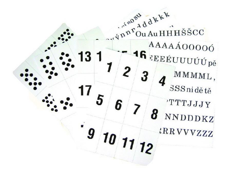 KARTON P+P sada písmen 4 listy