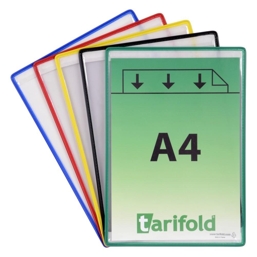 Djois - kapsy samolepicí A4 na výšku /5 ks mix barev nepermanent