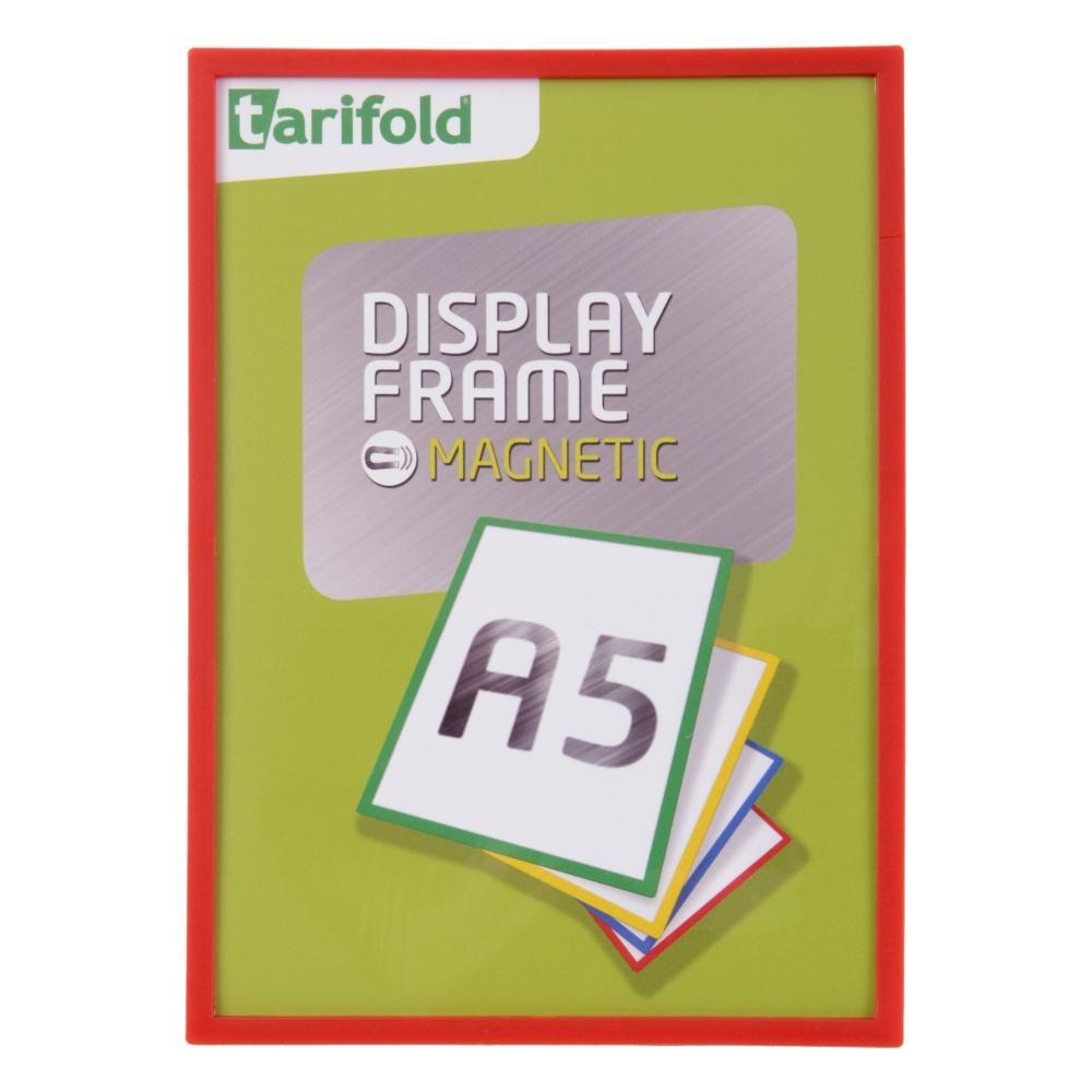 Tarifold display Frame magnetický A5/1 ks červený
