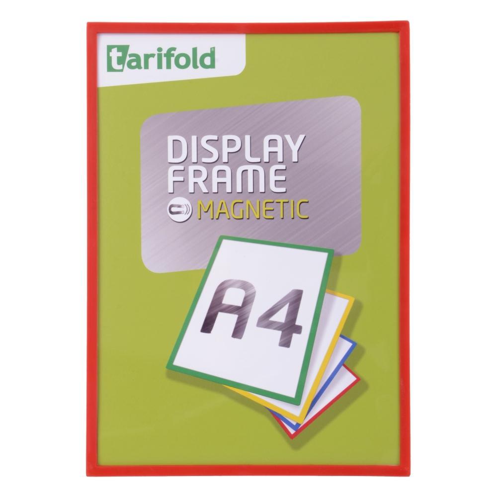 Tarifold display Frame magnetický A4/1 ks červený