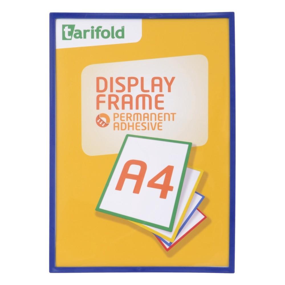 Tarifold display Frame samolepicí A4/1 ks modrý
