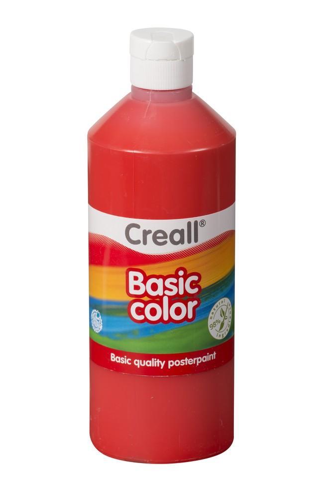 Creall barva temperová 0,5 l světle červená