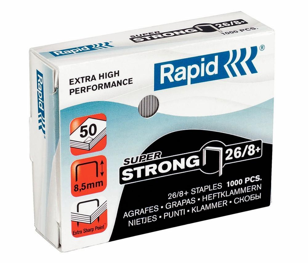 Rapid jehly do sešívačů 26/8+ SuperStrong, 1000ks