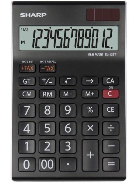 Sharp kalkulačka EL125TWH stolní / 12 míst