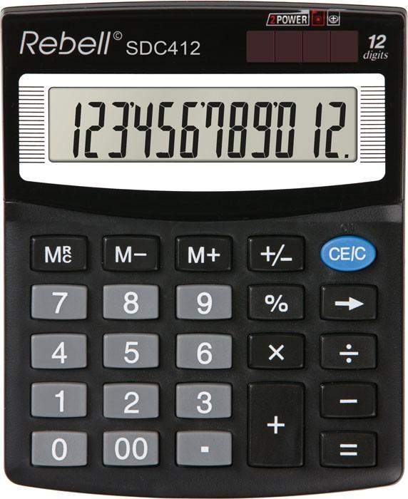 Rebell kalkulačka SDC 412 stolní / 12 míst.