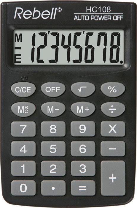 Rebell kalkulačka SHC 108 kapesní / 8 míst.