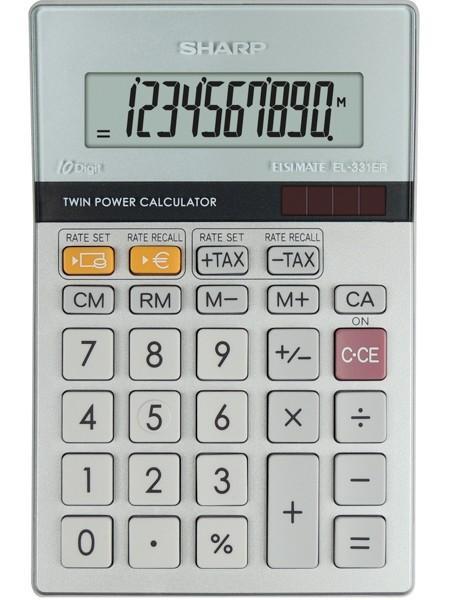 Sharp kalkulačka EL331ER stolní / 10 míst.