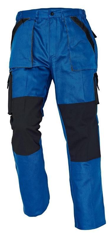 Kalhoty MAX, do pasu, modro-černé vel. 46