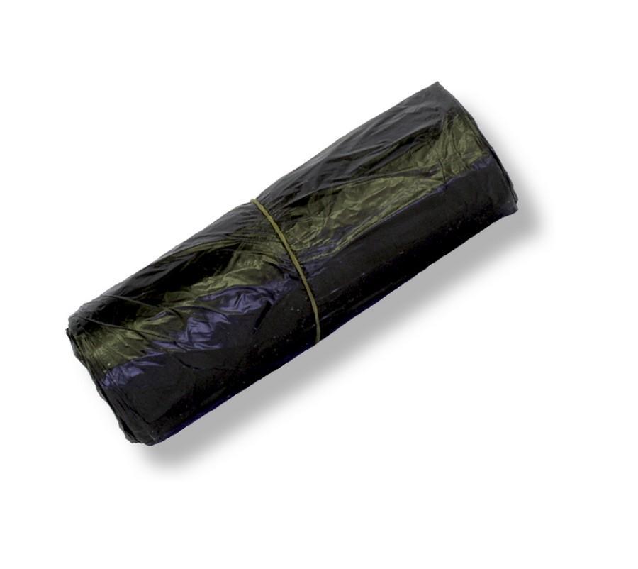 Pytel na odpadky HDPE černý 30 l / 50 ks (6 mic)