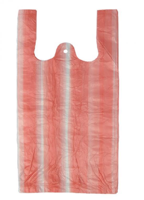 Taška mikrotenová pruh 4 kg - košilka / 100 ks