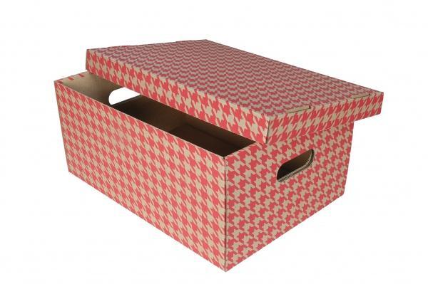 Emba krabice Růženčina červená 440 x 320 x 200 mm/2 ks