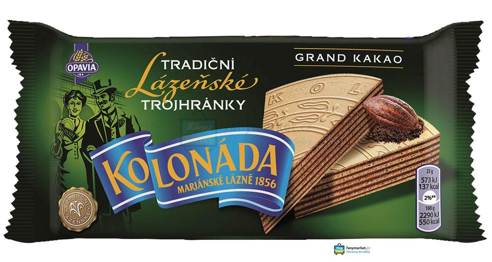 Trojhránky lázeňské kakaové 50 g