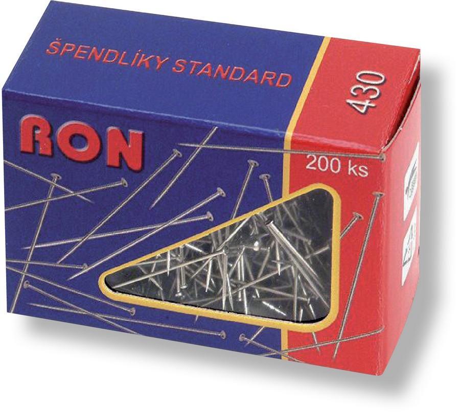 Ron špendlíky celokovové 430 / 200 ks