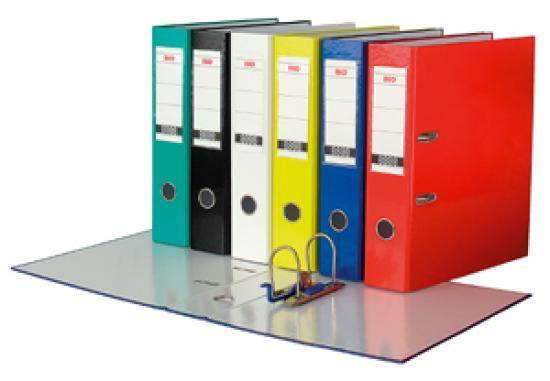 KARTON P+P pořadač pákový lamino INO A4 7 cm, R červený