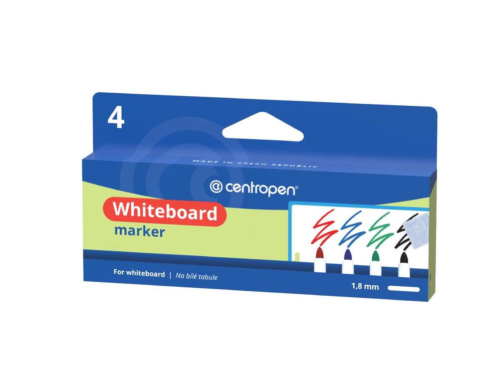 Centropen značkovač 2709 na bílé tabule sada 4 barev