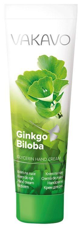 VAKAVO krém na ruce 100 ml s obsahem glycerinu a ginko biloby