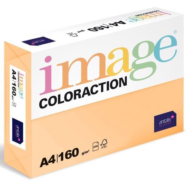 Coloraction papír kopírovací A4 160 g meruňková 250 listů