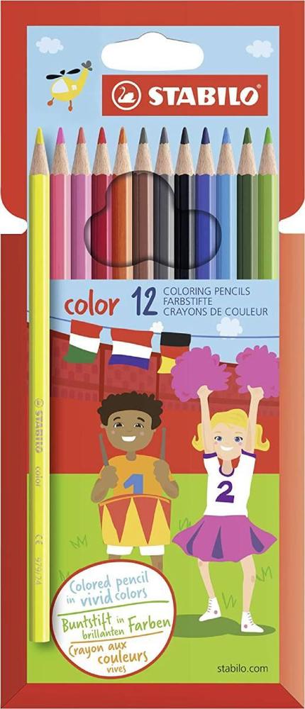 Pastelky STABILO color 12 ks v papírové krabičce