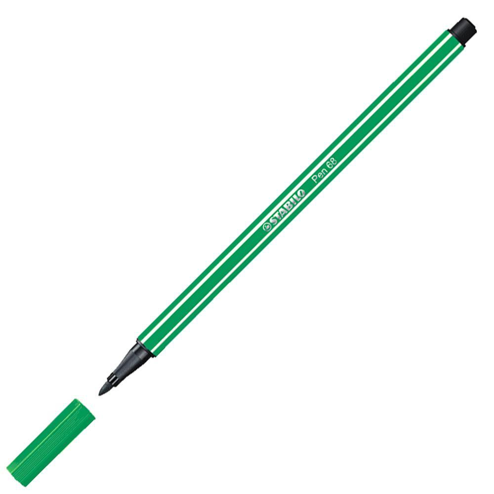 Prémiový vláknový fix STABILO Pen 68 zelená
