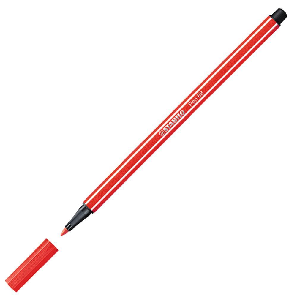 Prémiový vláknový fix STABILO Pen 68 karmínová