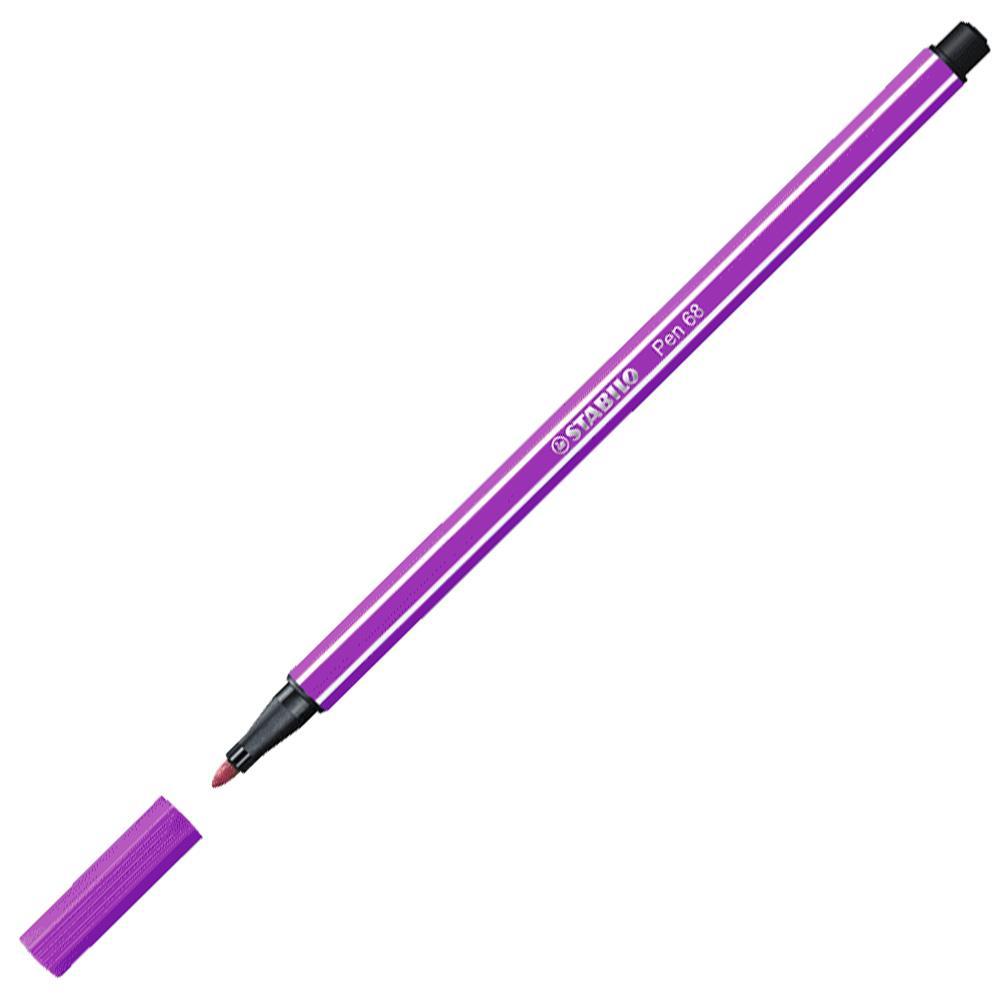 Prémiový vláknový fix STABILO Pen 68 lila