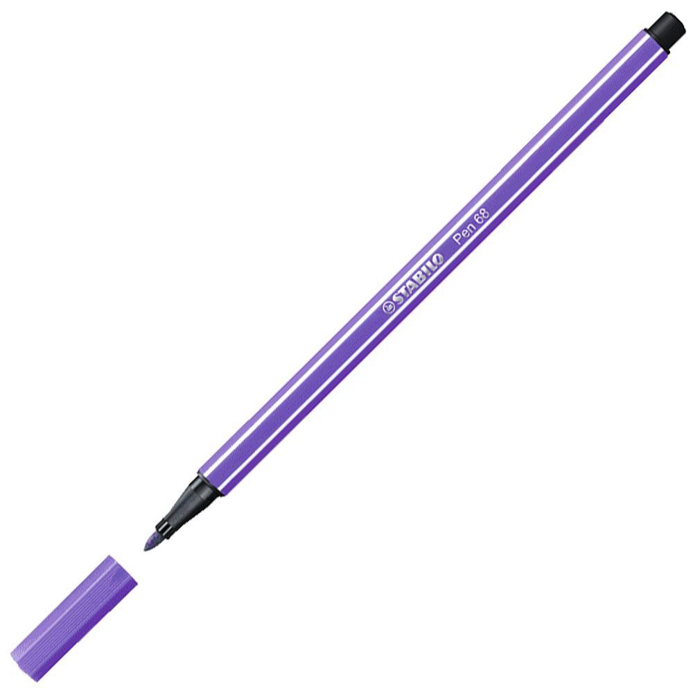 Prémiový vláknový fix STABILO Pen 68 fialová
