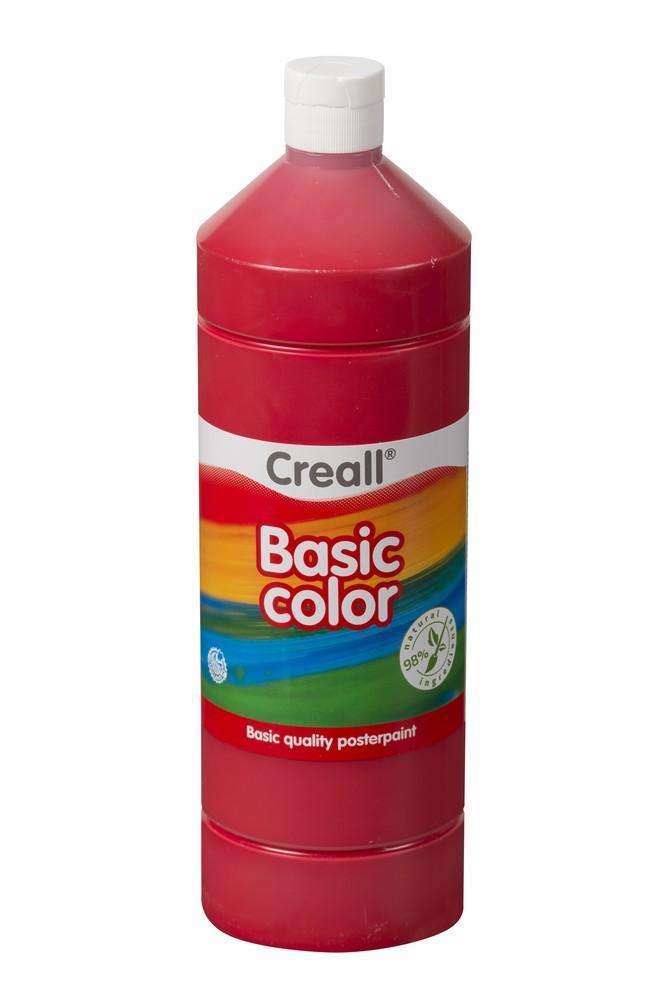 Barva temperová Creall 1 litr světle červená