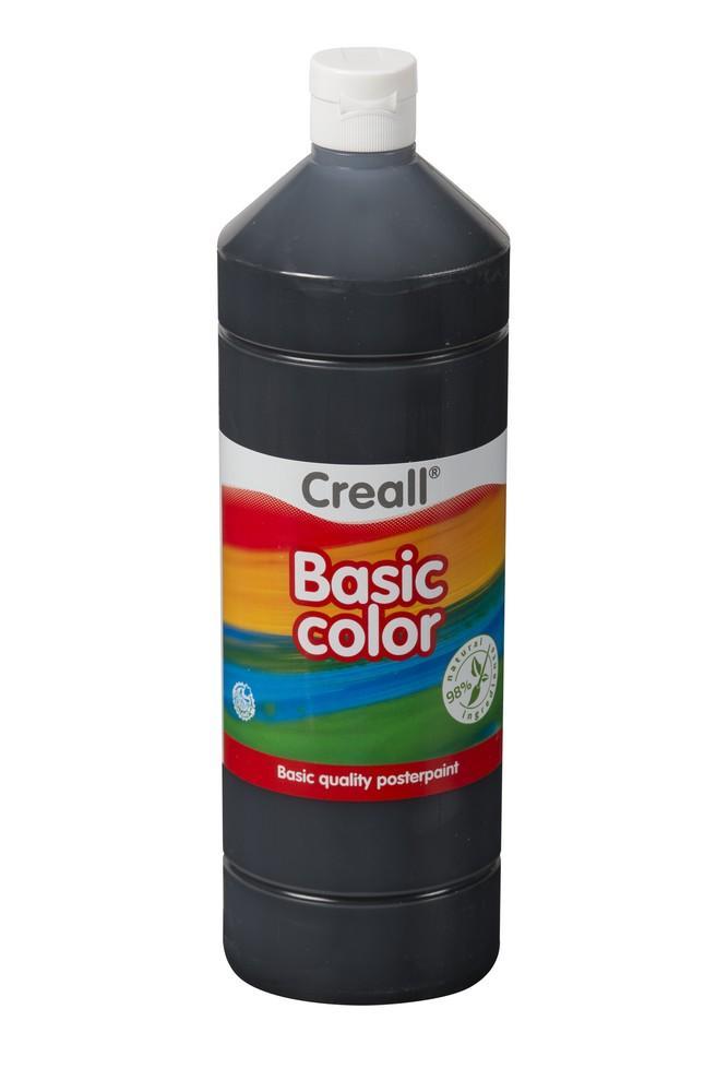 Barva temperová Creall 1 litr černá