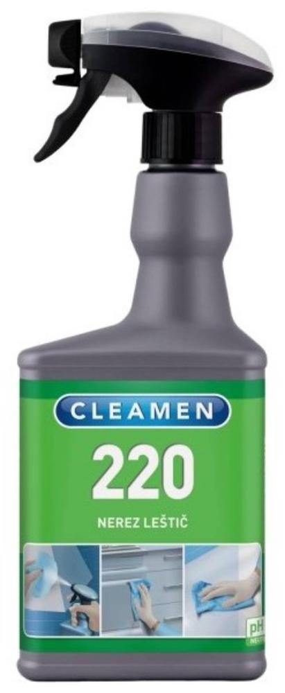 Cleamen 220 nerez leštič 550 ml s rozprašovačem