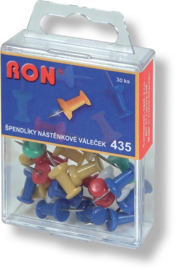 Ron věžičky - špendlíky do korkové nástěnky 435 / 30 ks barevné