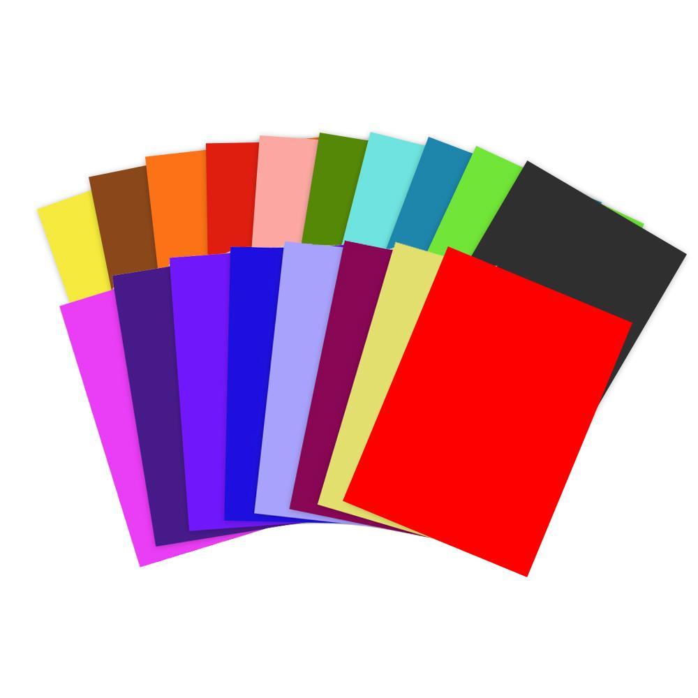 Papír barevný na vystřihování 120 gr 180 ks, 18 barev