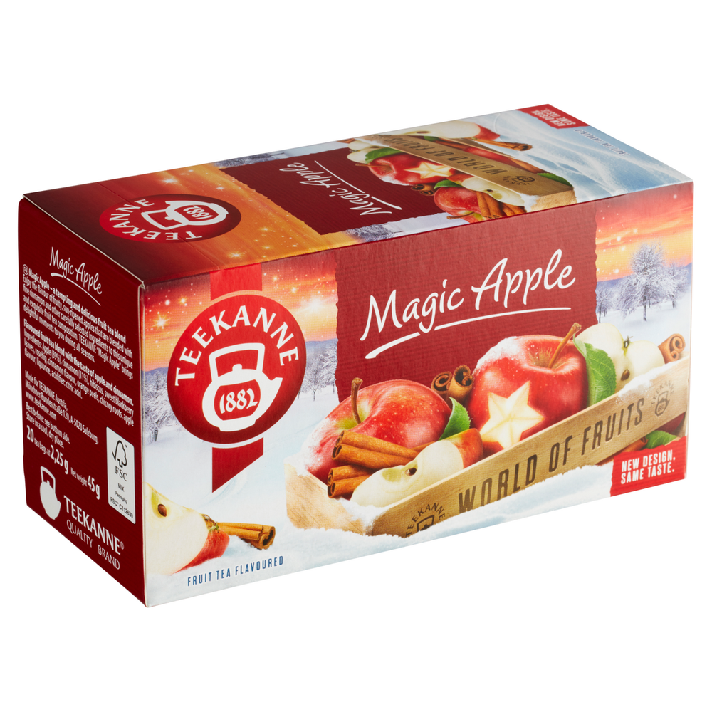 Ovocný čaj Teekanne Magic apple (jablko + skořice) / 20 sáčků