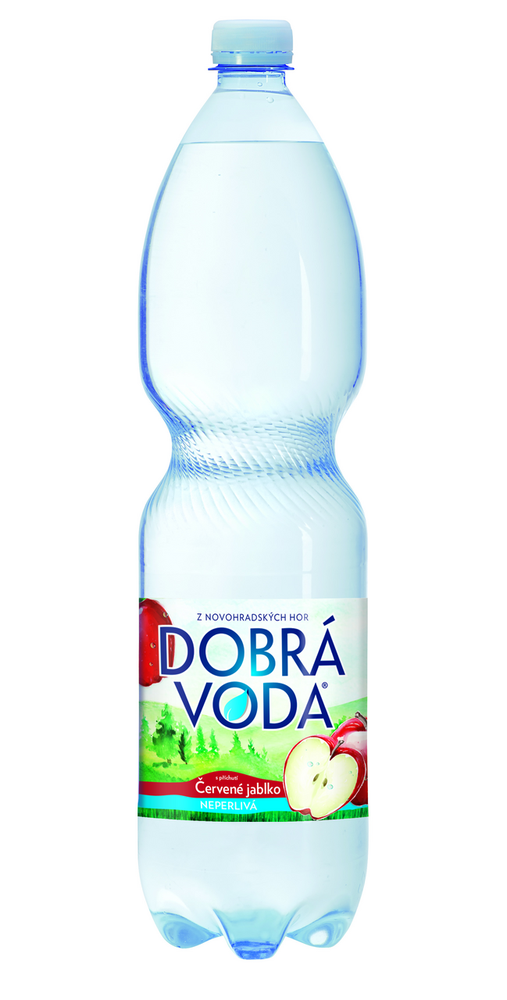 Dobrá voda neperlivá Červené jablko 1,5 l