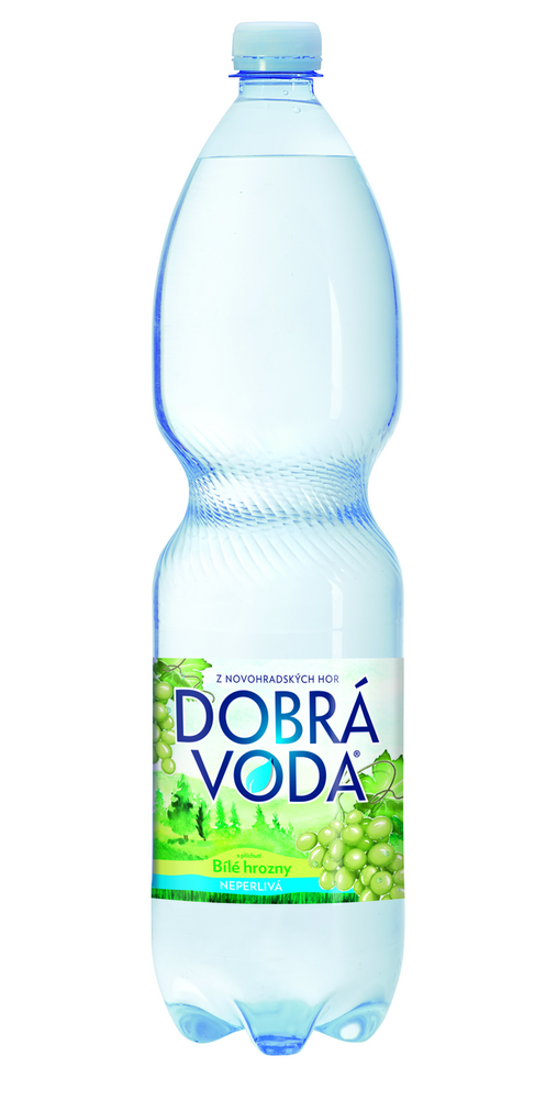 Dobrá voda neperlivá bílé hrozno 1,5 l