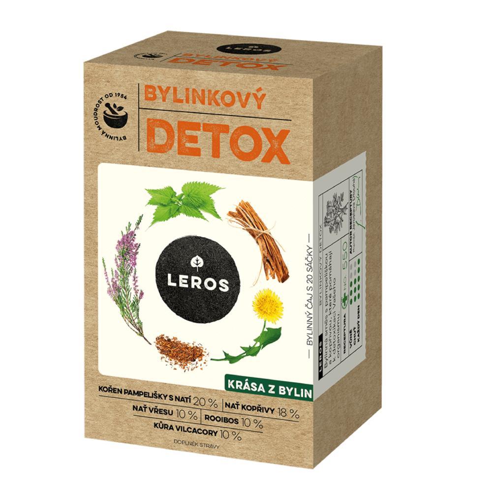 Bylinný čaj Leros Natur Detox / 20 sáčků