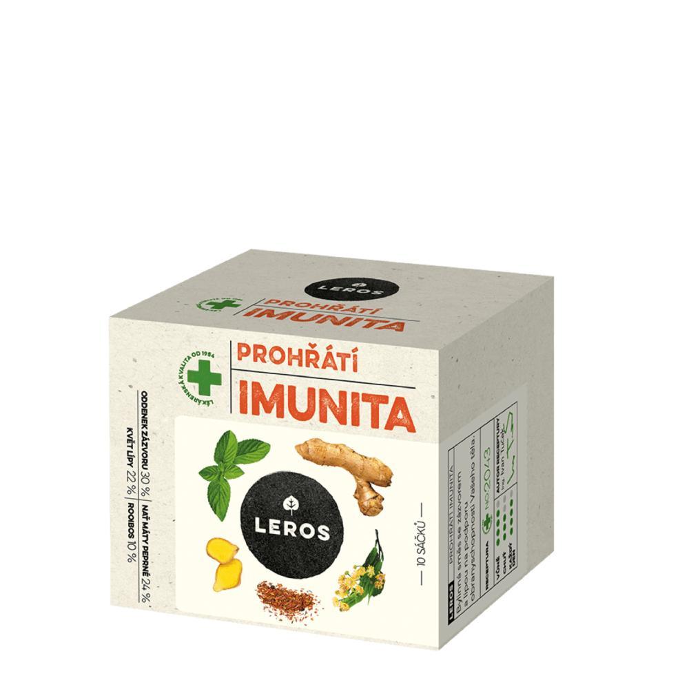 Bylinný čaj Leros Imunita prohřátí/ 10 sáčků