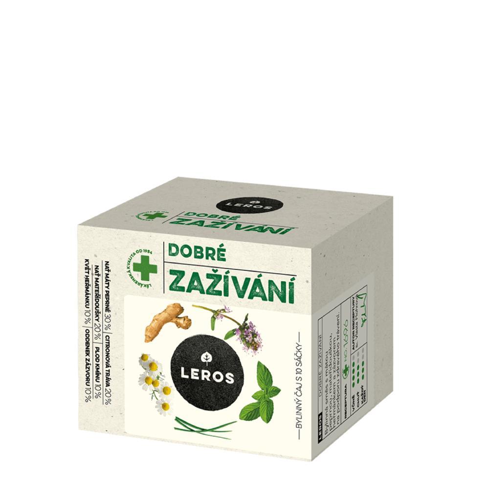 Bylinný čaj LEROS Natur Zažívání / 10 sáčků