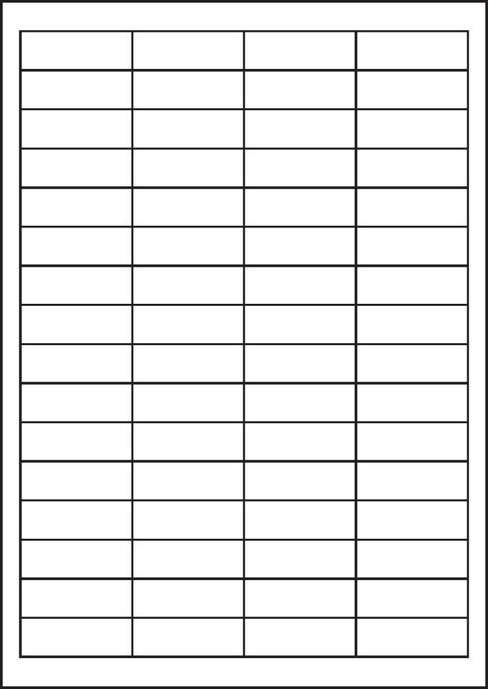 Etikety PRINT 48,5 x 16,9 mm, bílé