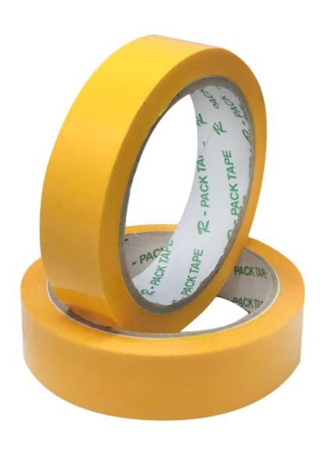 Lepicí páska barevná 24 mm x 66 m žlutá