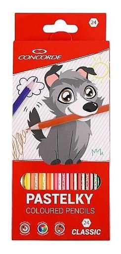 CONCORDE pastelky Classic 24 ks Volfík